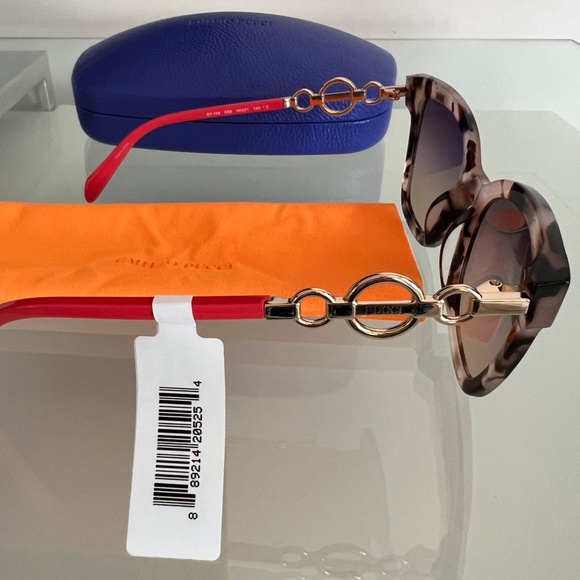 EMILIO PUCCI Clubmaster Cat Eye Havana EP0158/S main image 5